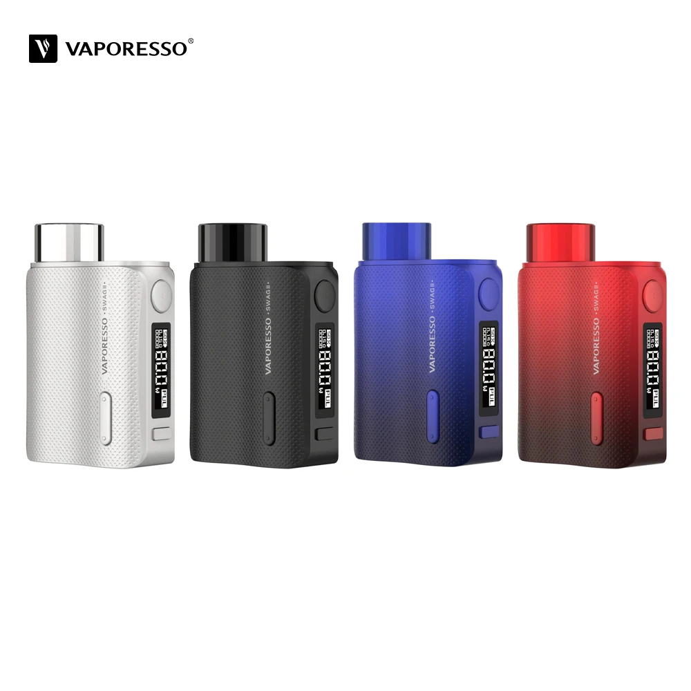 Оригинальный Vaporesso Swag TC Box Mod или 2 Vape No18650 обновляемый чипсет Omni 0 VT VW режимы для NRG SE