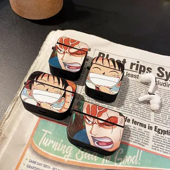 

Japan Anime ONE PIECE Silicone Bluetooth Earphone Case For Apple AirPods 1/2 Protection Cover Charging Box For Airpods Pro 3