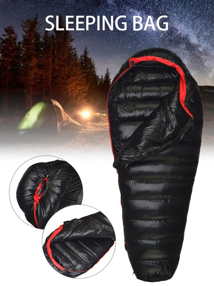 

Sleeping Bag Camping Hiking Ultra-light Backpack Mummy Duck Down Sleeping Bag For Hiking Camping