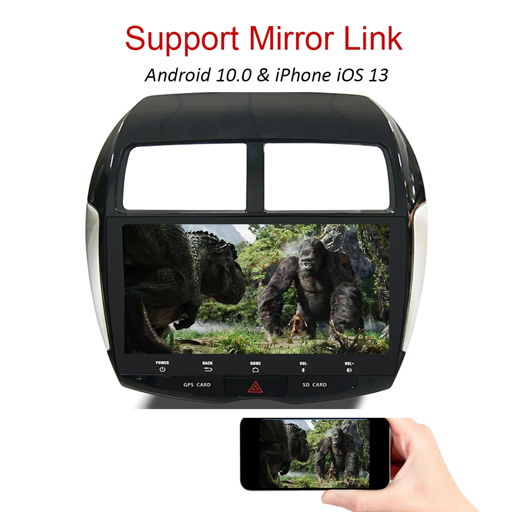 YAZH 10," ips дисплей Android 9,0 Автомобильный gps плеер Navi для peugeot 4008 2012 с 2G+ 3 2G 8 ядерный стерео Мультимедиа без DVD головки