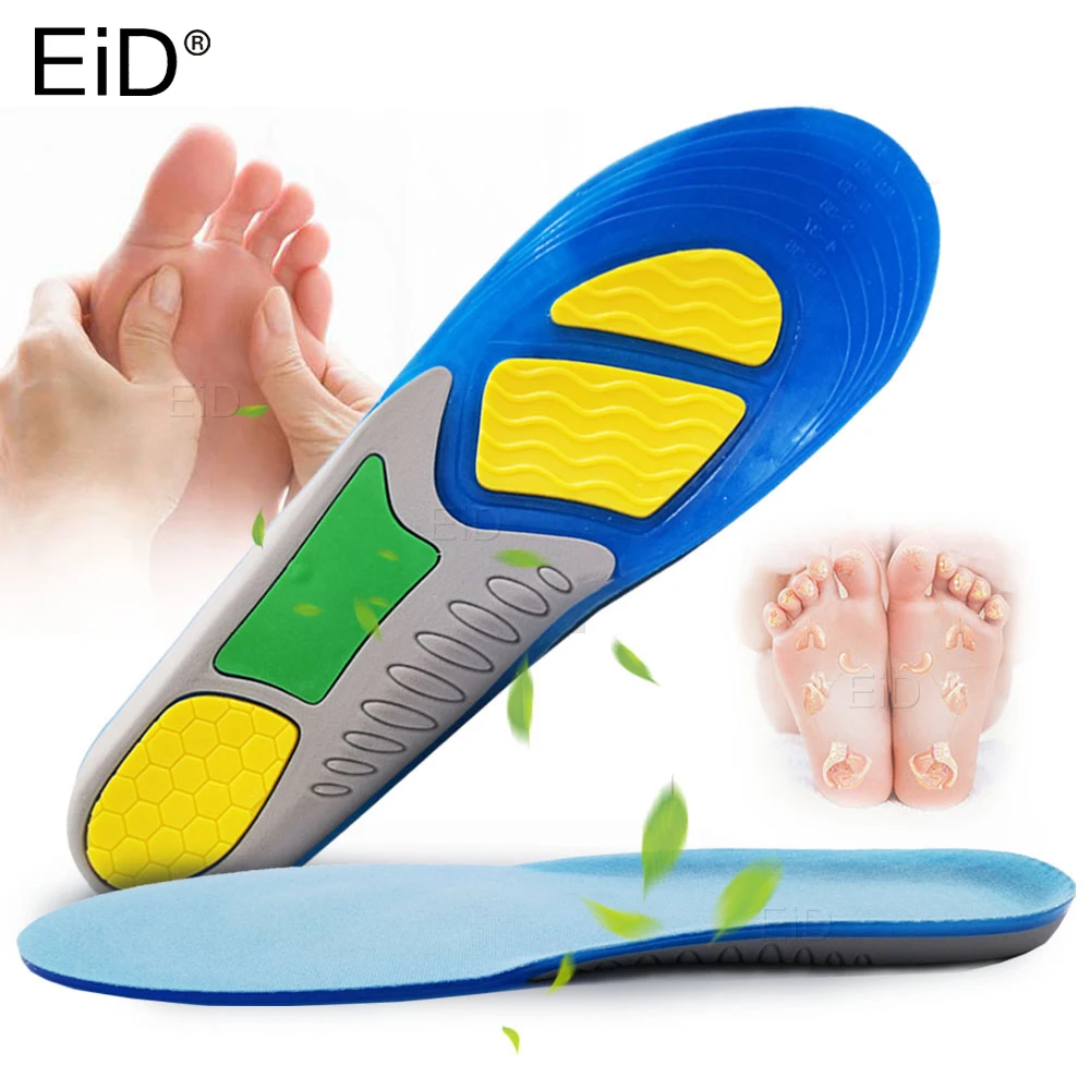 

High quality Silicone Gel orthopedic Insoles Foot Care for Plantar Fasciitis Massaging Shoe Inserts Shock Absorption Shoe pads