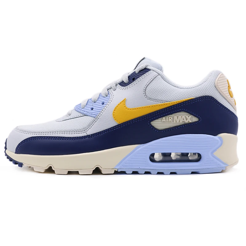 Оригинальные мужские кроссовки для бега NIKE AIR MAX 90, удобные спортивные уличные кроссовки, спортивная Дизайнерская обувь AJ1285-018 - Цвет: AJ1285-008