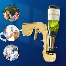 Magic Champagne Gun Squirt  Whiskey Wine Decanter Aerator Beer Dispenser Sprayer Glass Drinking Game Party Cocktail Fountain Bar