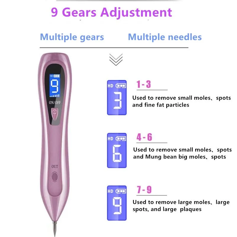 

Mole removal pen laser Spot Remover pen Plasma pen professional Freckle for Face Wart Tag Tattoo acne laser pen Beauty Machines