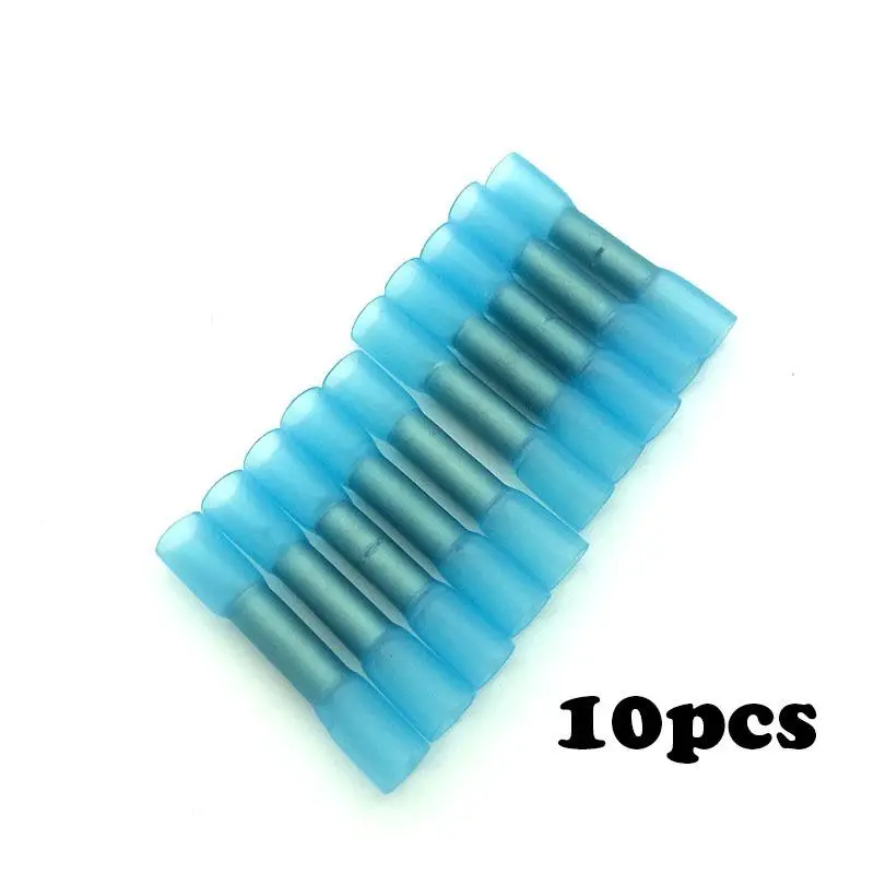 

10pcs BHT2 Insulated cold press terminal connector heat shrinkable waterproof middle joint, terminal connection