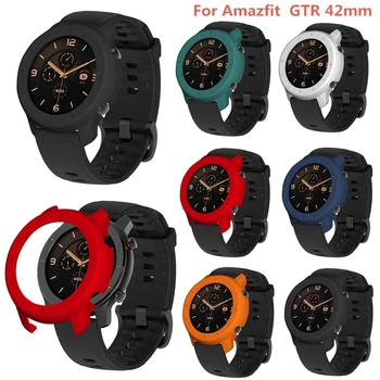 

Fashion silicone PC Protection Case For Xiaomi Huami Amazfit GTR 42mm Cases Full Cover Replaceable Shell For Amazfit GTR Case