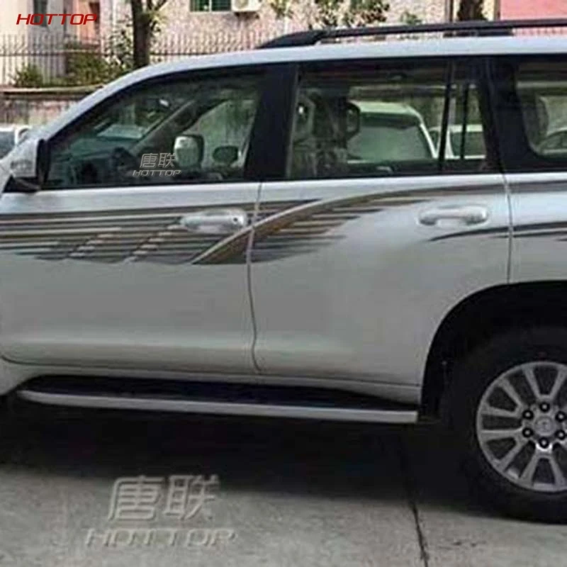 Для Toyota Prado 2018 виниловая графическая наклейка на корпус боковая полоса Набор