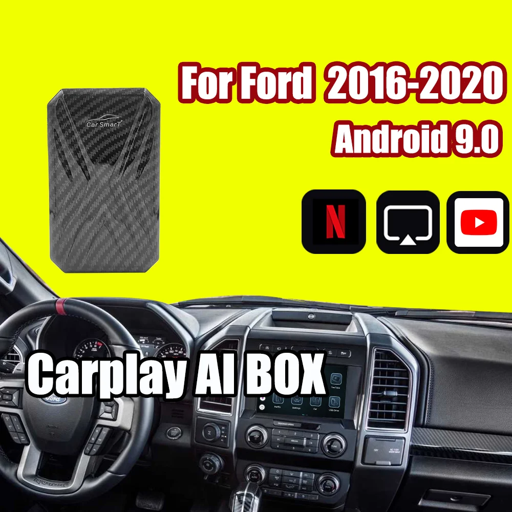 Автомобильный ТВ-плеер Мультимедиа Android для Apple TV-приставки Ford 4 + 32 ГБ подключи и