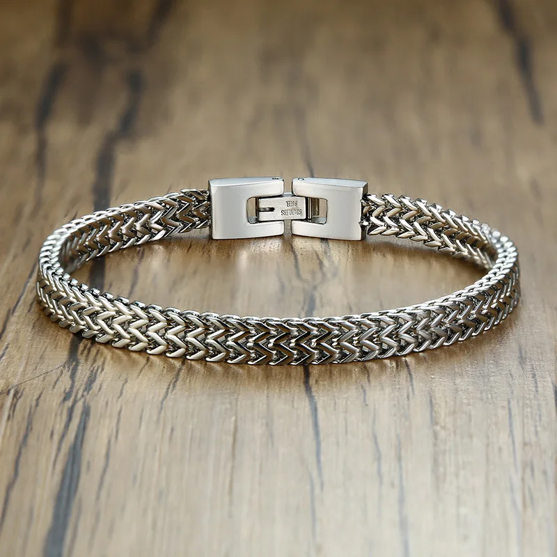 

Free Shipping CCE4 New Arrival Fine Jewelry Silver Women Birthday Gift Bracelet Titanium Steel Bangle Gift for Men Boyfriend