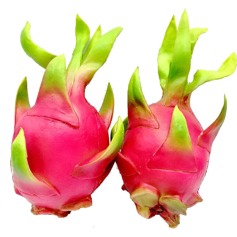Artificial Fruits and Vegetables Simulation artificial fruit PU simulation dragon fruit early education photography props window model false dragon home