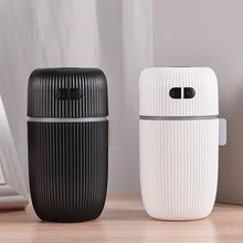 Светодиодный увлажнитель воздуха для дома и автомобиля, мини портативный, 200 мл, многофункциональный, белый шум, USB, увлажнитель воздуха, настольный, для очистки воздуха