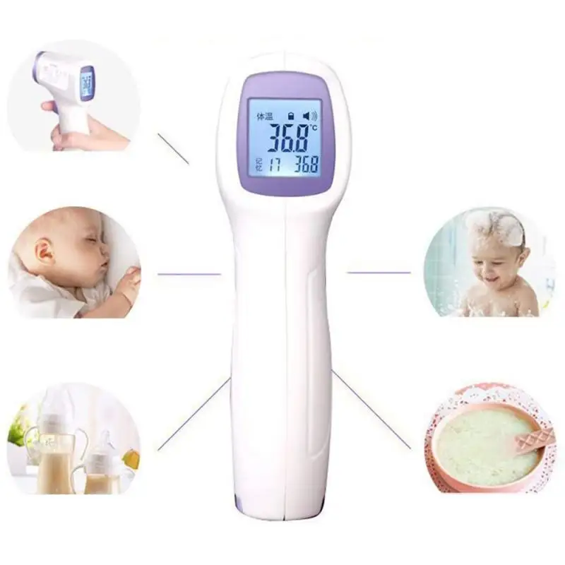 

Temperature Gun Non-Contact Measurement Infrared Thermometer Forehead Thermometer Ear for Adult Baby Kid Accurate Fast