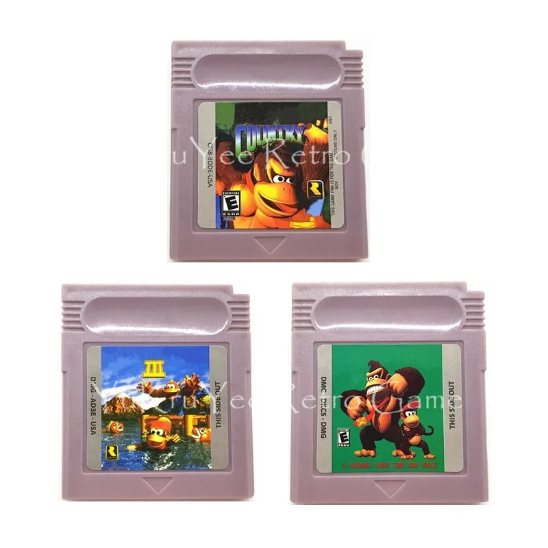 DonkeyKongSeries видеоигры картридж консольная карта для 16 бит портативная консоль английская версия