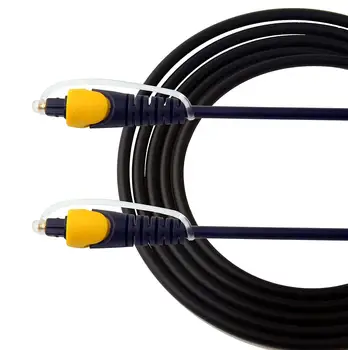 

Fiber Optics Digital Audio Optical Cable SPDIF Cord Wire Compatible ADAT, Dolby Digital,Pro Audio Cards 5m 10m 15m