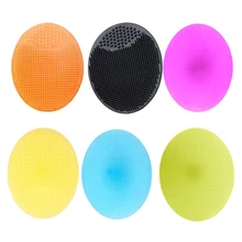 Силиконовая Очищающая щетка для лица, очищающая кожу лица, отшелушивающая от угрей, удаляющая детскую головку, массажные щетки для лица