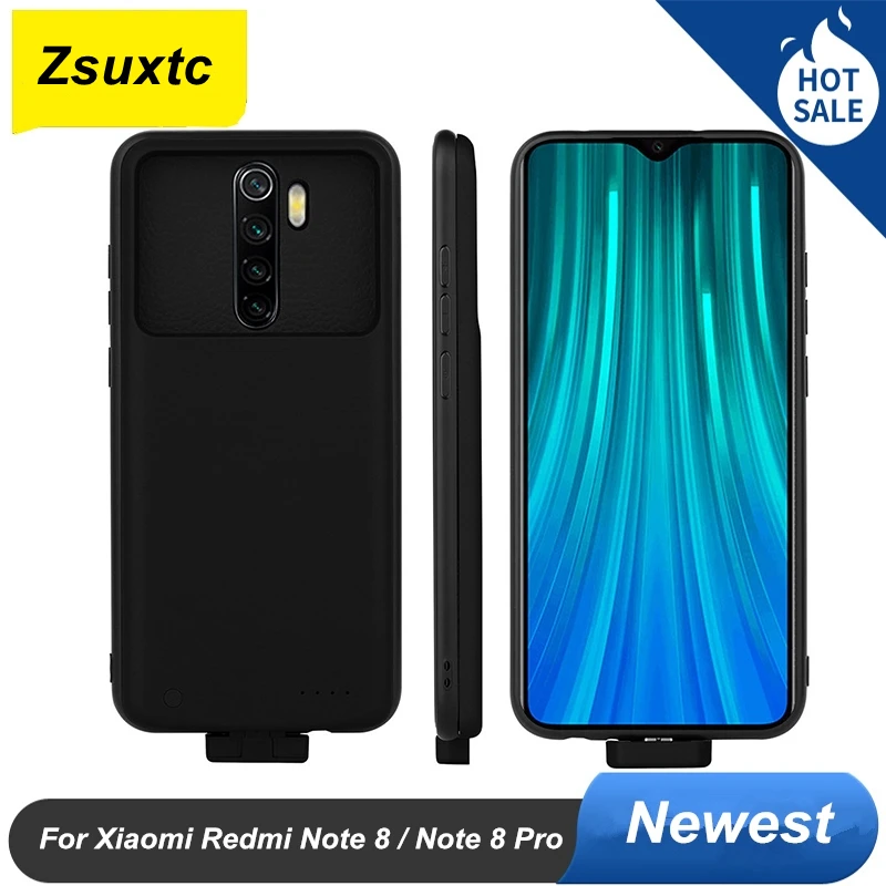 

Чехол-аккумулятор для Xiaomi Redmi Note 8, 10000 мА · ч