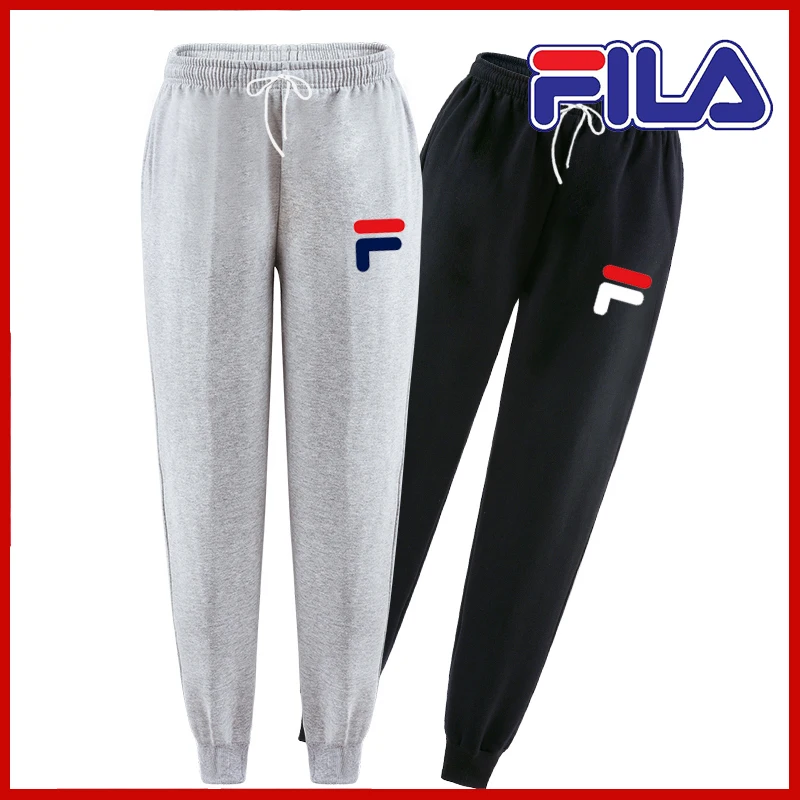 Мужские спортивные брюки для пробежек FILA повседневные черные штаны 2FA21 |