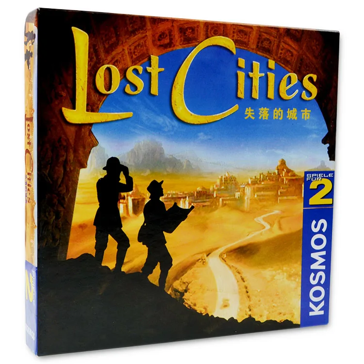 Lost City 2-Person Version of the Lost City Couples Game Party Board Games Card