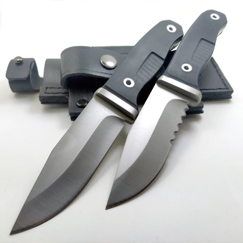 

Tactical Knife 60HRC High hardness Steel Blade Tactical Knife Survival Military Fixed Blade Knife + G10 Handle Pocket Knives