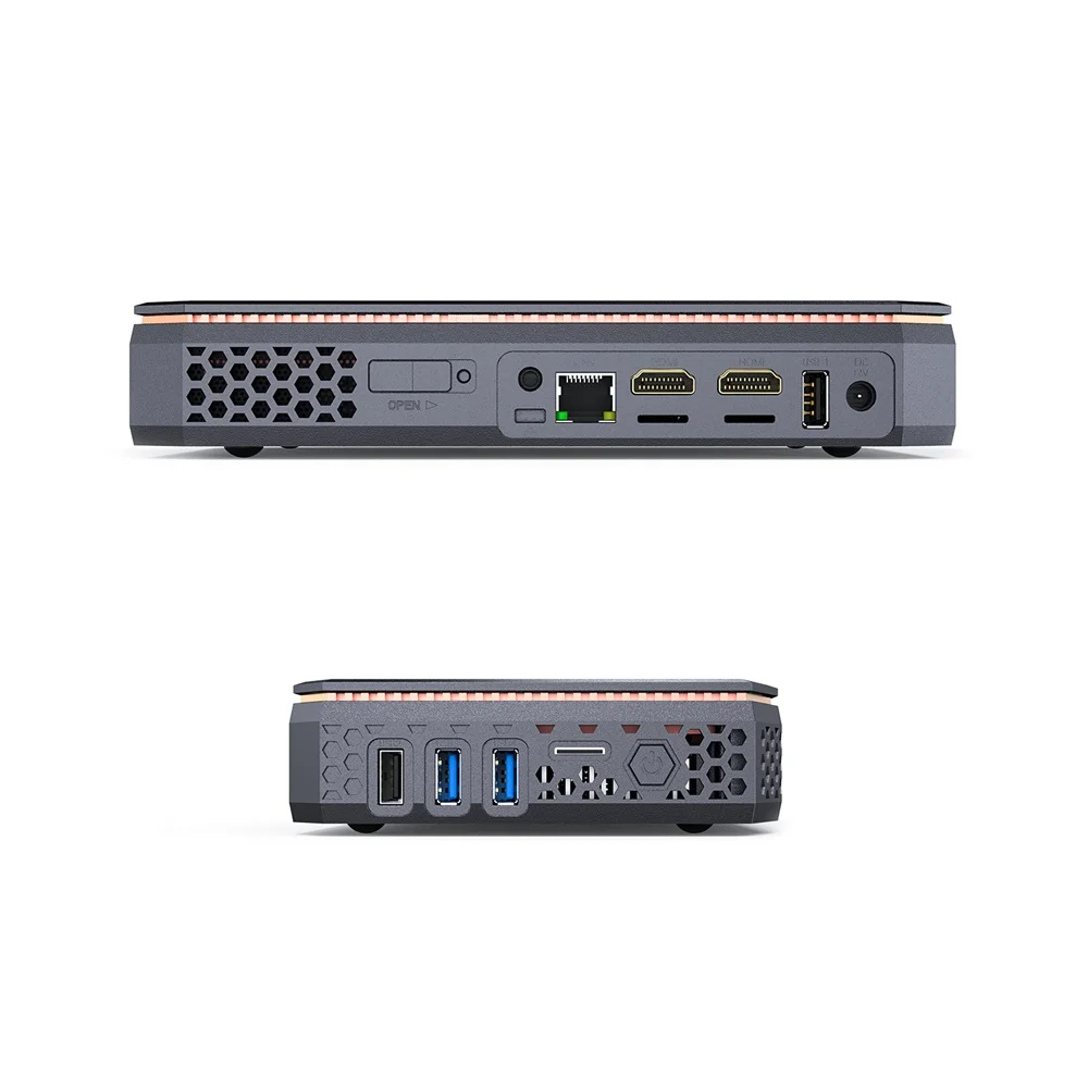AMD A4 7210 Quad Core Mini PC Windows 10 2K HTPC 8GB DDR3L con 2 HD-MI de banda Dual 5G Wifi Bluetooth SATA Drive mSATA