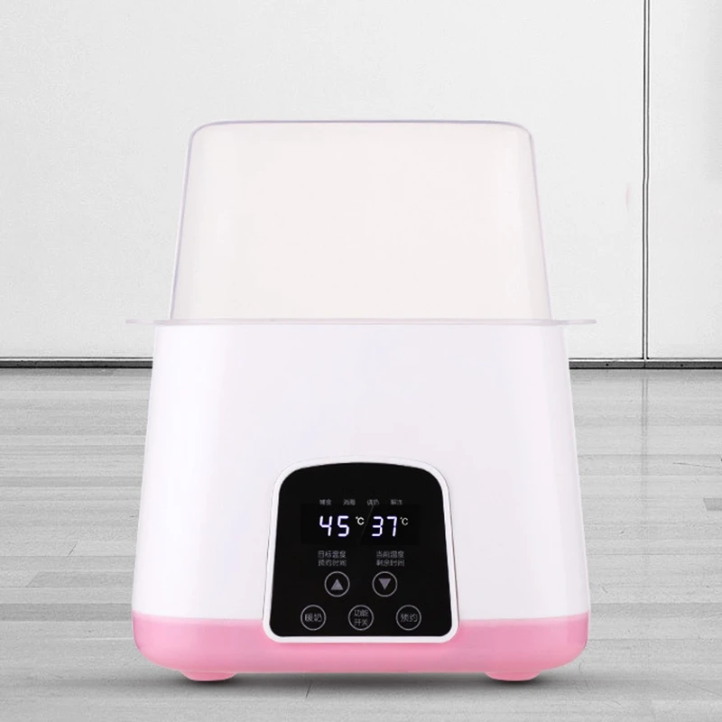 Baby Bottle Warmer, Bottle Steam Sterilizer 4-In-1 Smart Thermostat Double Bottle Baby Food Heater for Breast Milk or Formula,LE