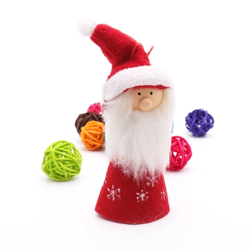 E Navidad Санта-Клаус рождественские украшения, подвески сосновый конус кукла подарок Рождественская елка кулон рождественские украшения для дома - Цвет: E