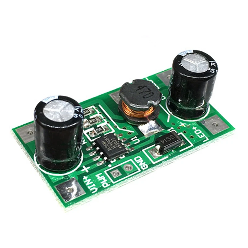 

Top-1W LED Driver Module 350mA PWM Dimming Input 5-35V