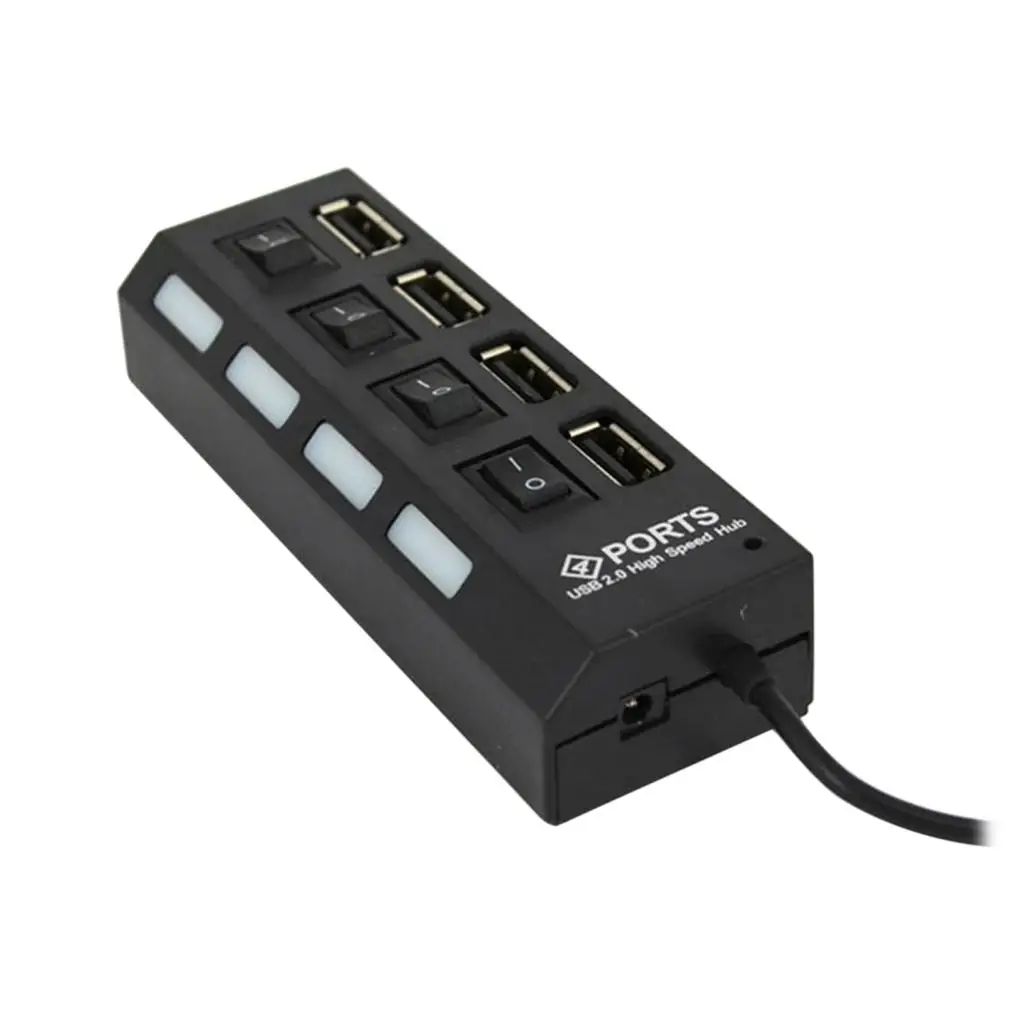 4 Порты и разъёмы USB 2,0 Ultra Slim центр данных разветвитель для расширения USB для контроля уровня сахара в крови с 50 см кабель обратная совместимость с USB 1,1