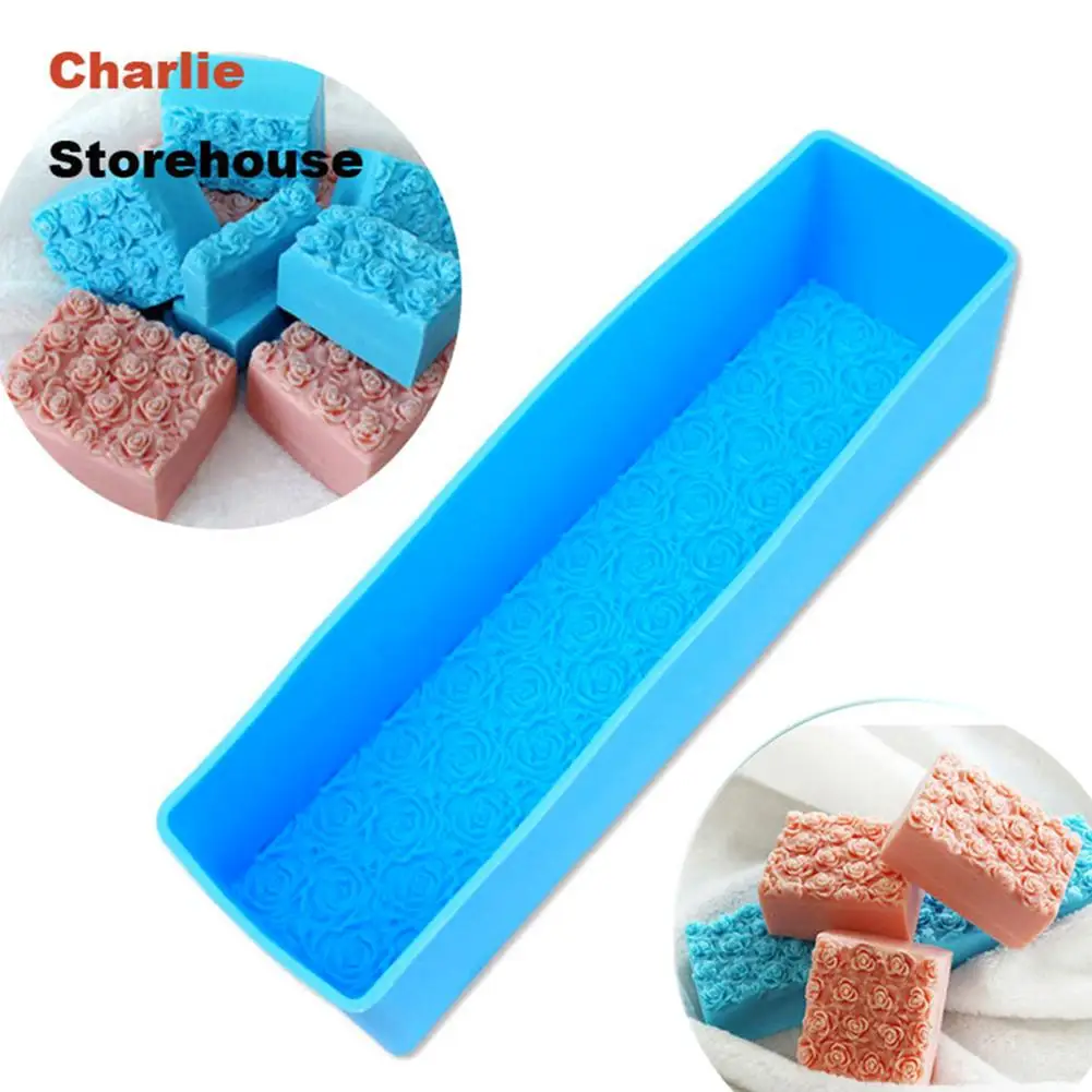 

Rose Toast Silicone Soap Mold Loaf Cake Baking Bread Tools DIY Chocolate Mould Pastry Bread Cake Tools