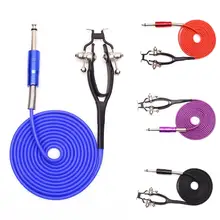 Сверхмощный медный зажим шнур крюк линия тату машина Электропитание провод кабель Татуировка поставка с гаечным ключом прочная Татуировка крюк линия