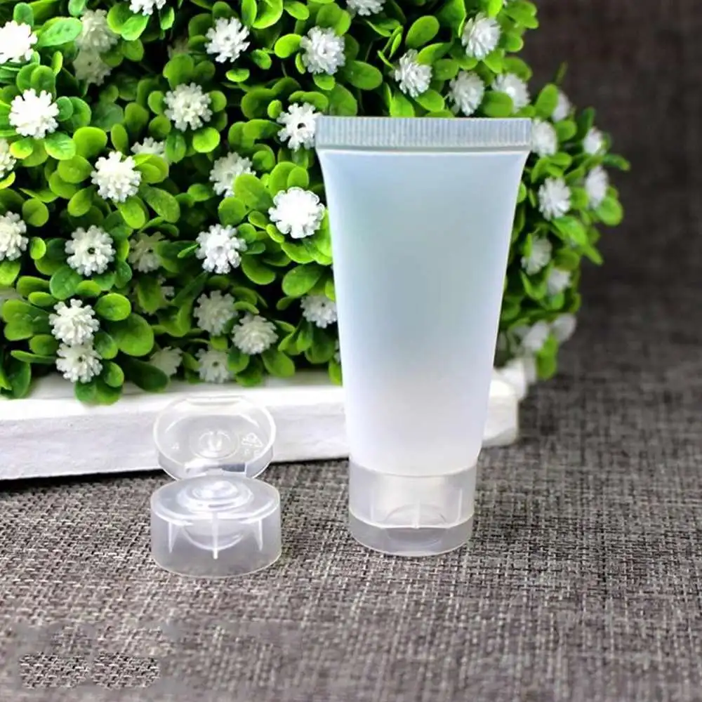 10/20/50pcs 50ml Plastic Empty Tube Squeeze Cosmetic Container Small