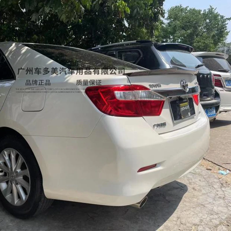 

Для Toyota Camry 2012-2016, Высококачественная Задняя Крышка багажника из углеродного волокна, автомобильный Стайлинг