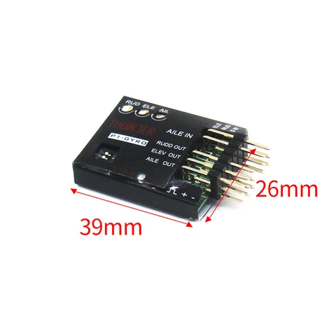 P1 GYRO 3 axle Flight Controller Stabilizer System Gyro For Su27 For Flying Wing Fixed RC Airplane Drone Spare Parts title=