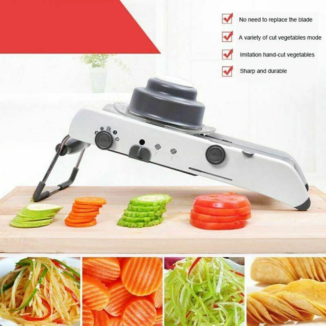 Automatic Material: Plastic Mandoline Slicer for Kitchen with 4 Cutting  Modes