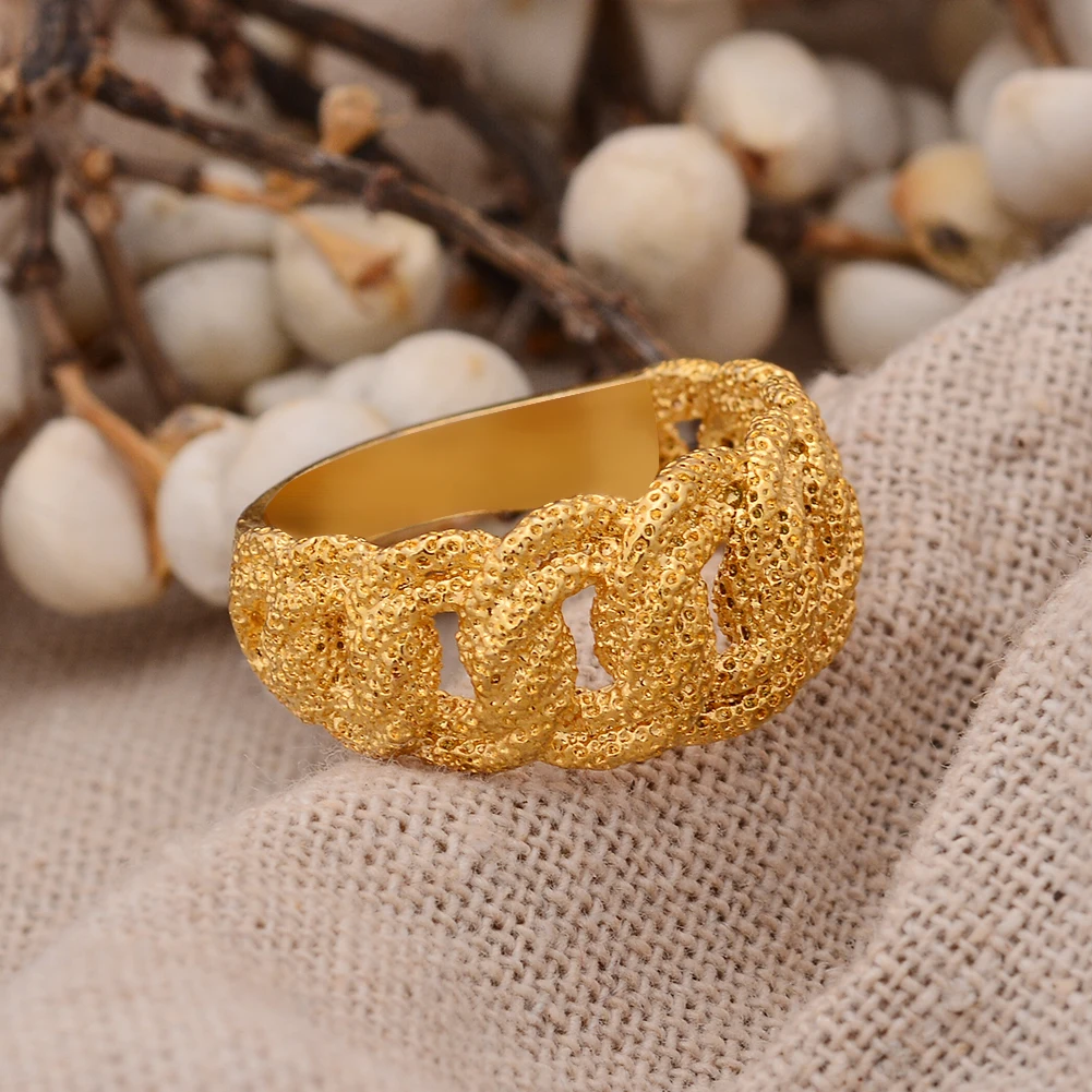 Manufacturer of 916 gold ladies designer long ring llr256 | Jewelxy - 187833