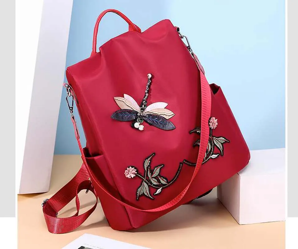 Embroidery Backpacks Chinese Backpack Embroidery Design Backpack Chinese Style Backpacks