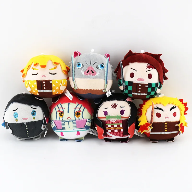 Jujutsu Kaisen Plush Toys Doll Cute Fat Type Yuji Gojo Kugisaki Megumi Nanami Sukuna Stuffed Toy Demon Slayer Pendant Gifts 10cm holidays costumes