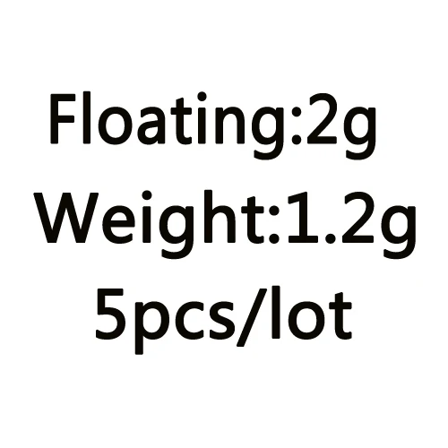 5 шт/лот 0,8 г-60 г рыболовный поплавок из пенопласта Boias de pesca Flotador для рыболовных снастей - Цвет: floating-2g-5pcs
