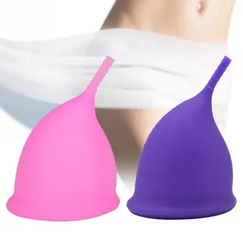 

Menstrual Cup Holder Health Period Vaginal Care Medical Women U Shape Leakproof Safe Feminine Hygiene Soft Silicone Lady