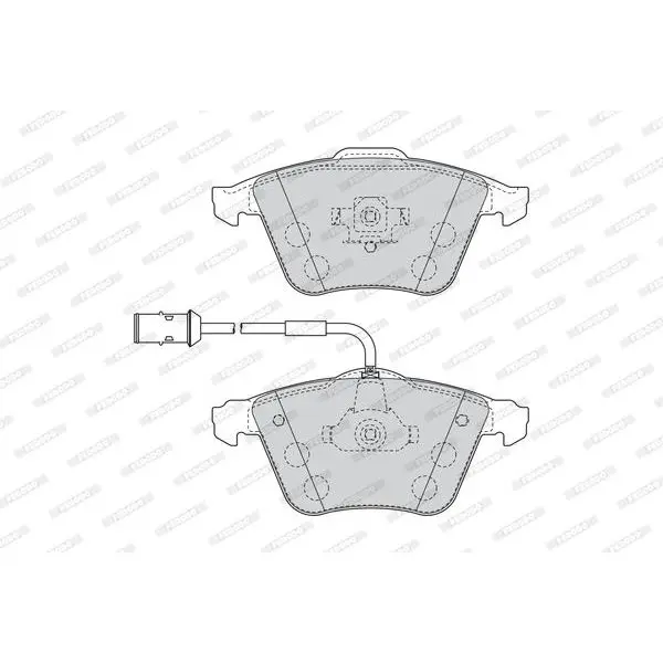 Колодки дисковые передние Volvo S40 II/V50 1.6-2.4i/1.6-2.4D 04