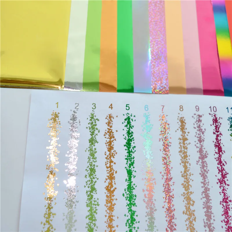 

Myfoils A4 50pcs Thermoweb Deco Foil Paper Laminator Laminating Transfere on Elegance Laser Printer Minc