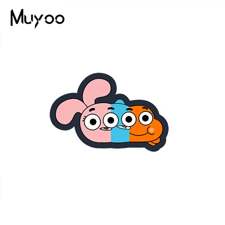 Новинка, акриловая брошь Anais gumball Darwin, удивительный мир Gumball, броши на булавке, художественная эпоксидная брошь