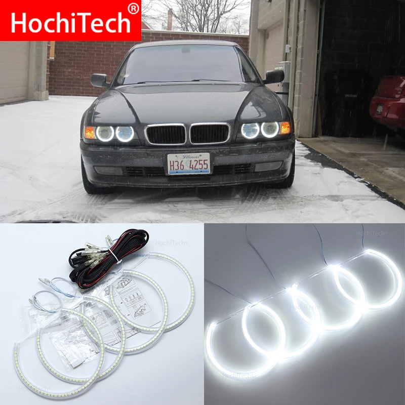 Для BMW 7 серии E38 1994 - 2001 Smd комплект светодиодов глаза ангела отличное ультраяркое