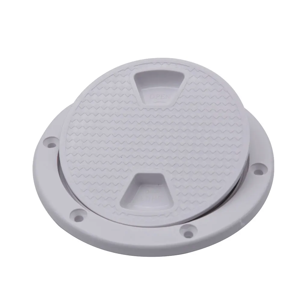 Round Inspection Hatch Deck Plate Access Lid 2 Packs 4" Boat Deck Cover RV 