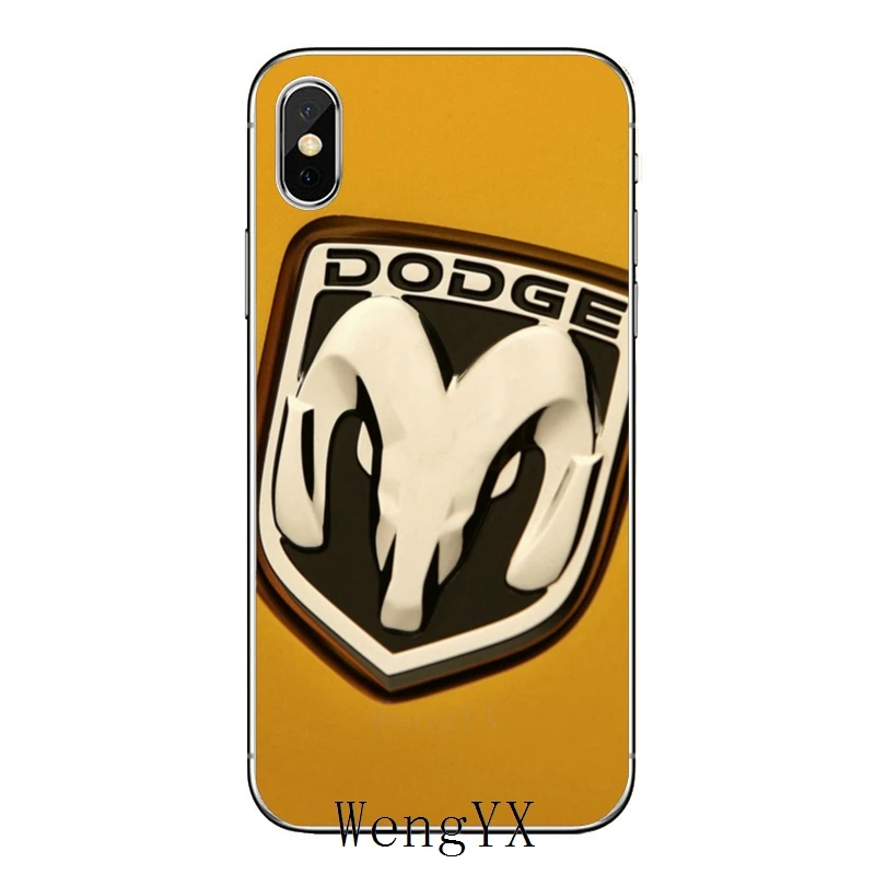 Для huawei mate 20 10 9 P30 P20 P10 P9 pro Lite P Smart plus прозрачный чехол Dodge Challenger STR Ram Demon Logo