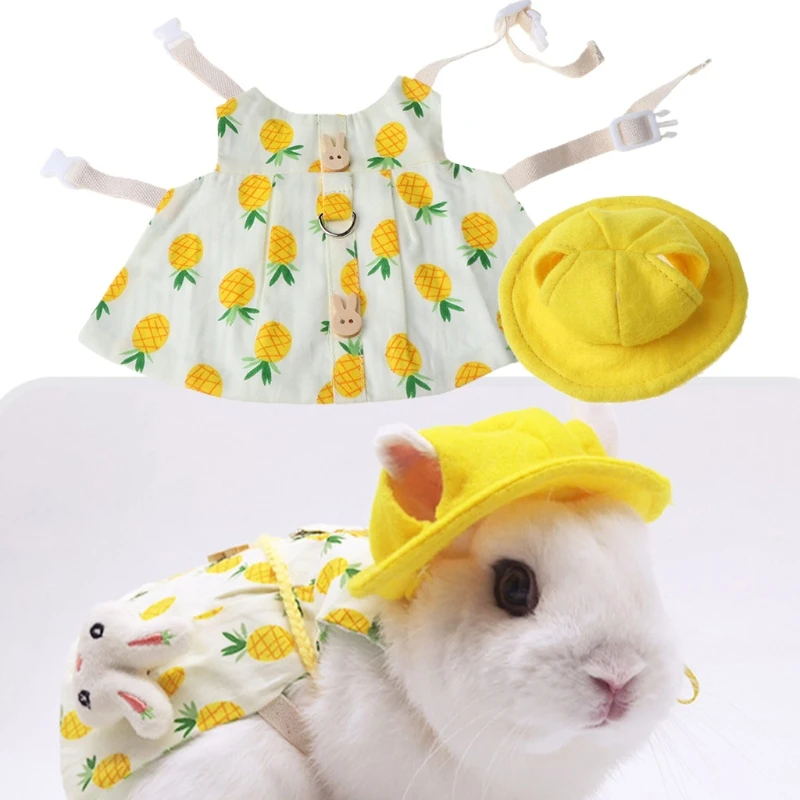 New Accessory Hamster Animal-Harness Rabbit-Ferret Bunny Small Vest Leash-Set with Travel-Chest-Strap gBQLxqXxbgX