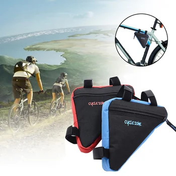 

MTB Road Bike Front Frame Triangle Bag Bicycle Beam Bag Bicycle Tube Bag Bracket Saddle Bracket Kit Bicycle Accessories
