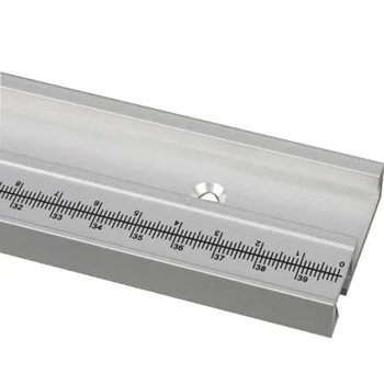 

1x Aluminum Alloy T Track Slot Miter Adjustable Scale Ruler Woodworking Tools