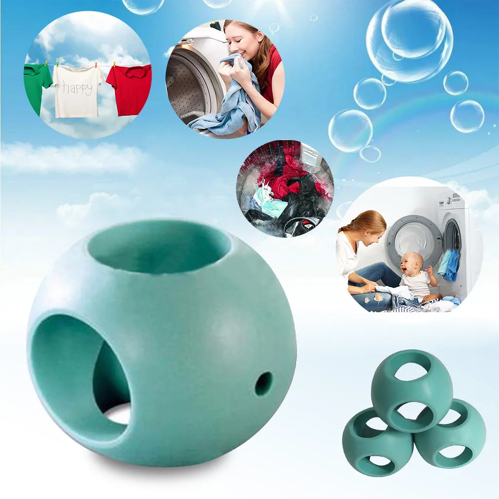 3 шт моющие шарики, магнитные шарики для стирки, экологически чистые шарики для стирки и/или очиститель посуды