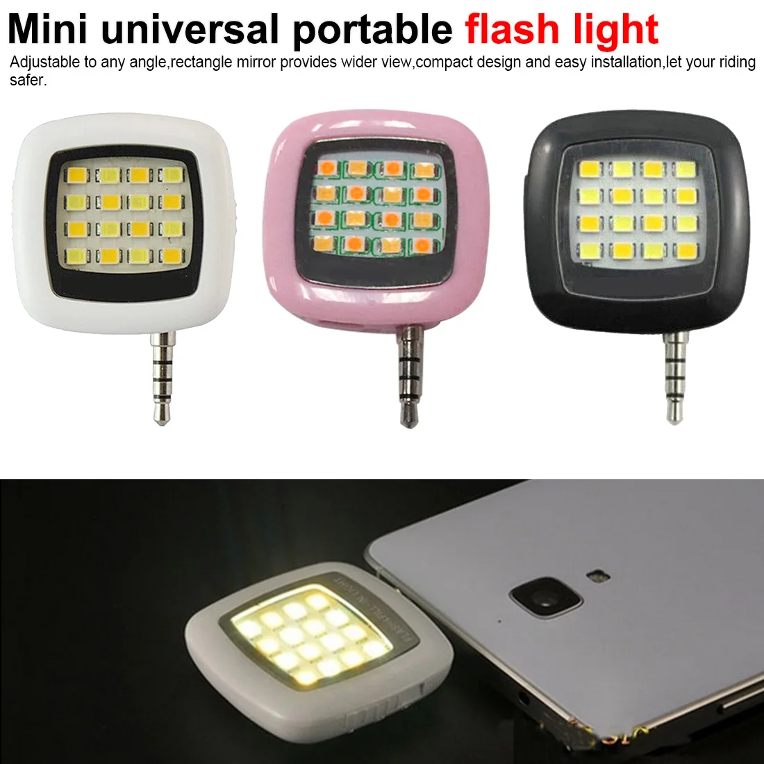 Mini Universal Smartphone night torch accessoire portable selfie fill light,led light selfie For Samsung For iPhone accessoire